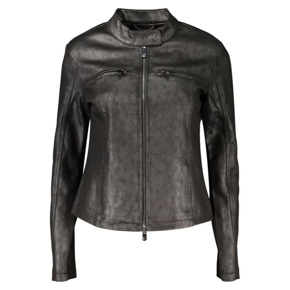 Desigual Black Polyester Biker Women's Jacket